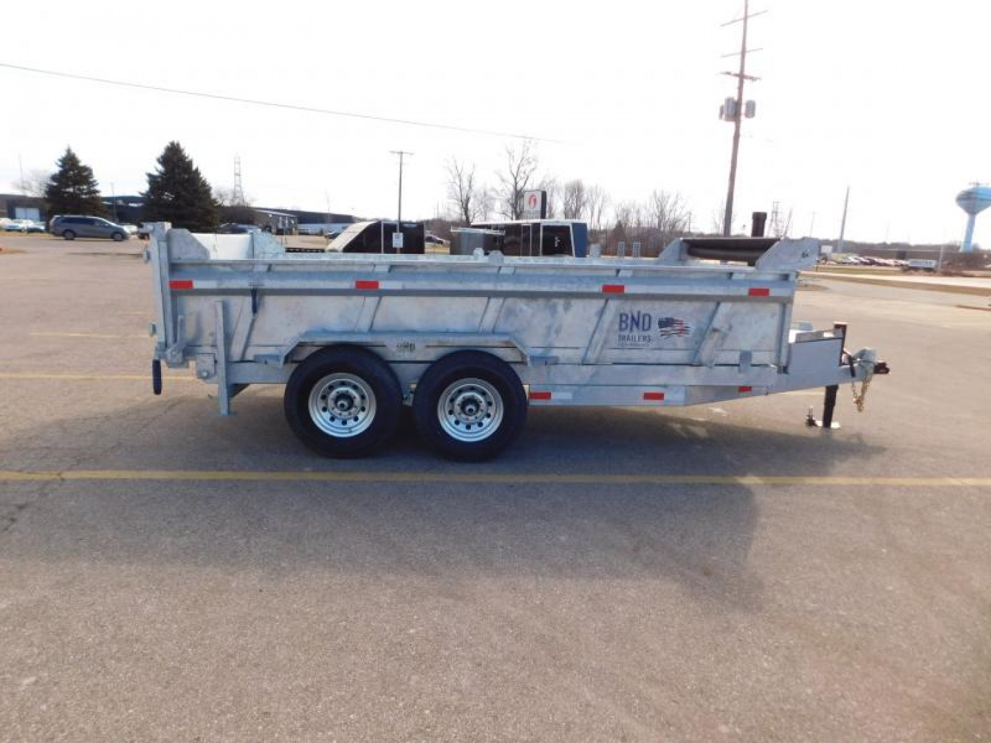 New 2025 BND Trailers GAL7X14 Dump Dump Trailer