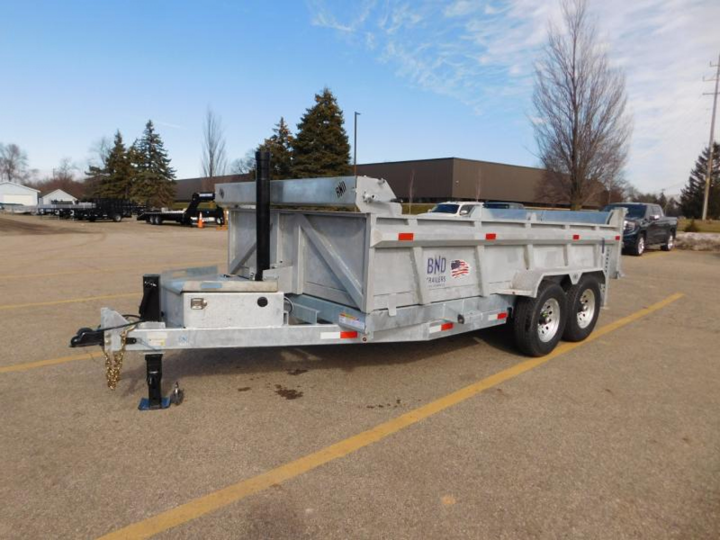 New 2025 BND Trailers GAL7X14 Dump Dump Trailer