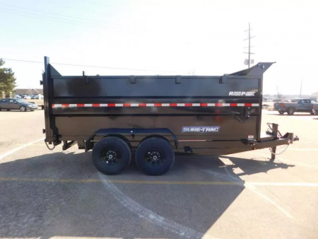 New 2025 Sure-Trac ST8214TLDD-B-140 Dump Trailer