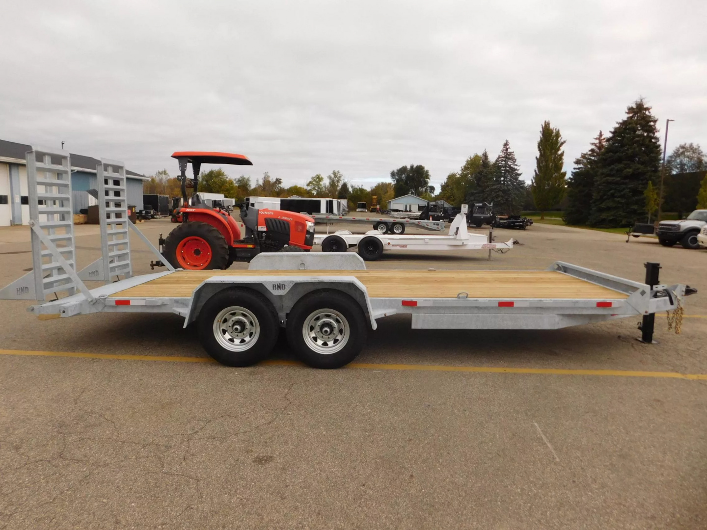 New 2025 BND Trailers GAL20 7X20 E 14K Equipment Trailer