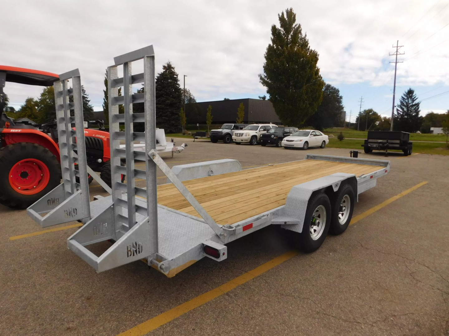 New 2025 BND Trailers GAL20 7X20 E 14K Equipment Trailer