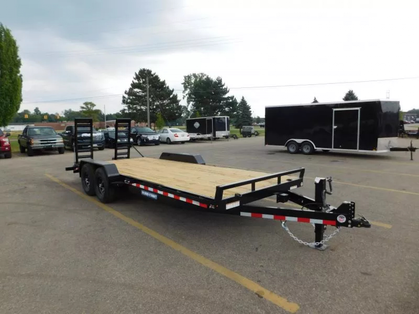 New 2025 Sure-Trac ST8220ET-B-140 Equipment Trailer