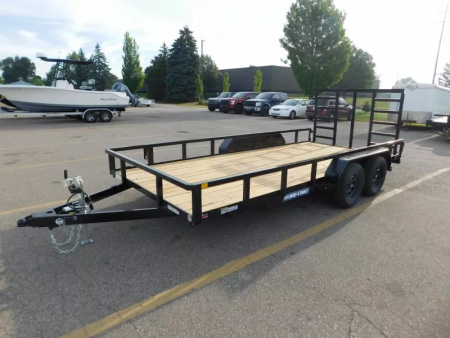New 2025 Sure-Trac STUTT8216-BP-070 Utility Trailer