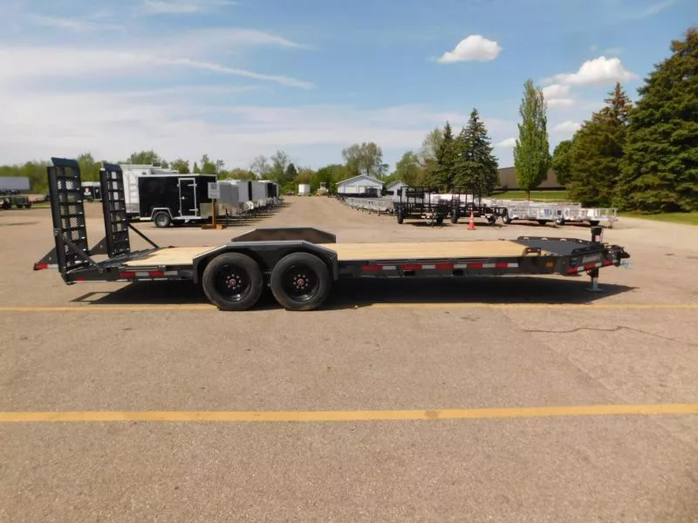 New 2026 Diamond C Trailers LPX208 22x80 Equipment Trailer