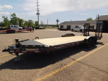 New 2026 Diamond C Trailers LPX208 22x80 Equipment Trailer