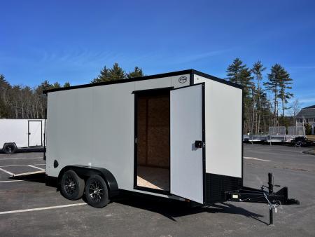 New 2026 US Cargo 7X14+ 2ft V-Nose /Polycore/ I-Beam Frame / 7' interior / Blackout - 7000GVW