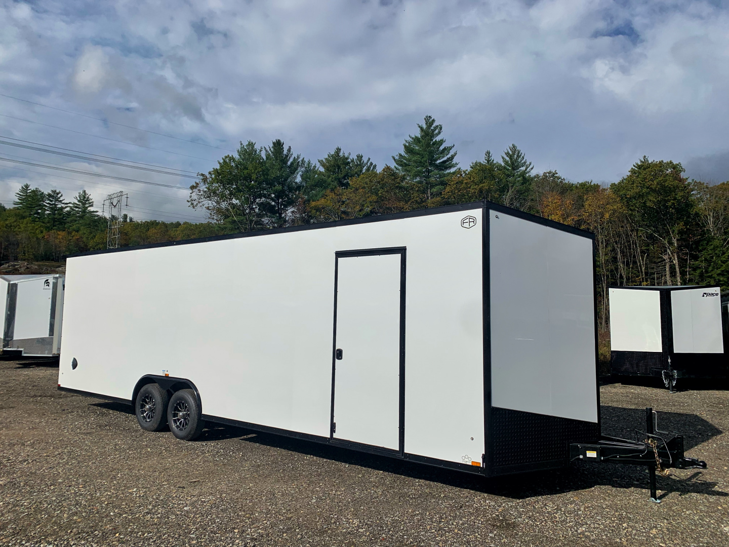 New 2026 US Cargo 8.5x28 +3ft v-nose trailer/ 7'6" interior height/ Polycore/ ext tongue - 9990GVW