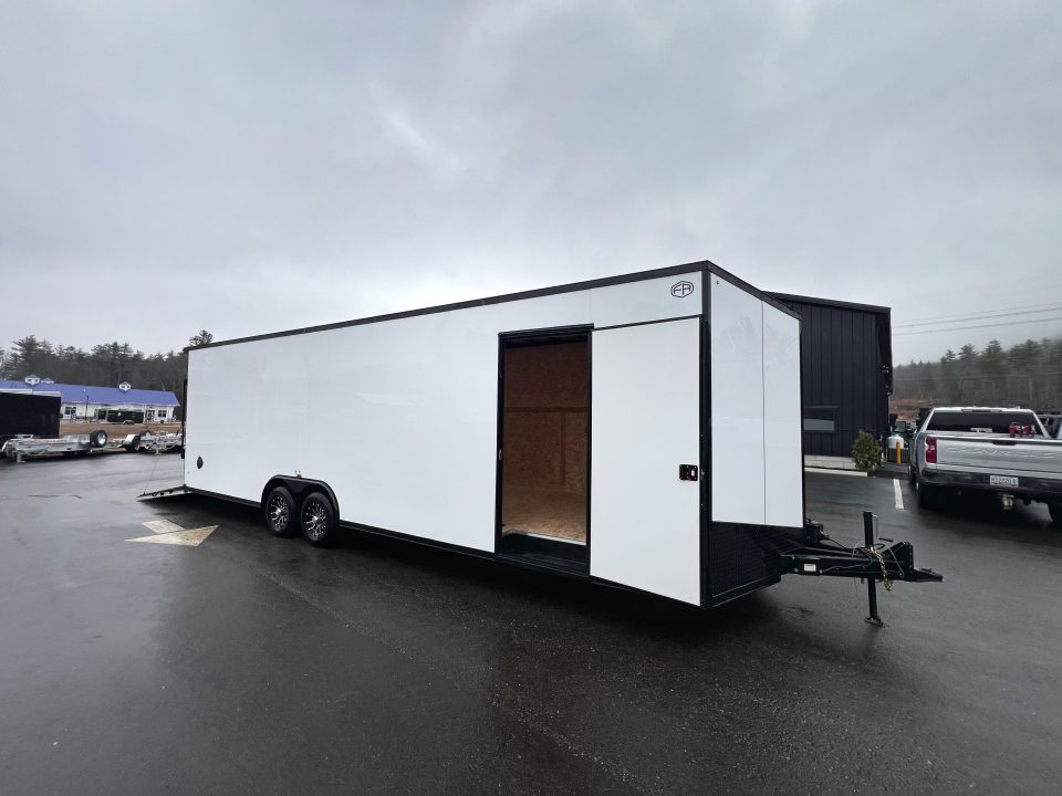 New 2026 US Cargo 8.5x28 +3ft v-nose trailer/ 7'6" interior height/ Polycore/ ext tongue - 9990GVW