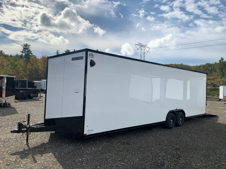 New 2026 US Cargo 8.5x28 +3ft v-nose trailer/ 7'6" interior height/ Polycore/ ext tongue - 9990GVW
