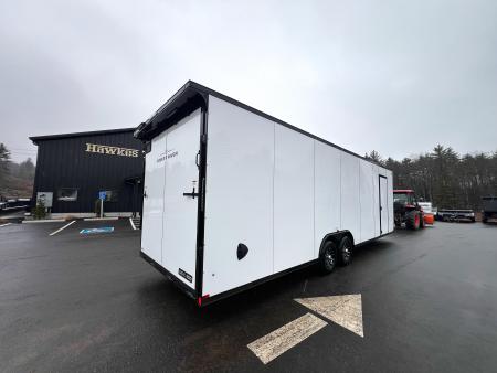 New 2026 US Cargo 8.5x28 +3ft v-nose trailer/ 7'6" interior height/ Polycore/ ext tongue - 9990GVW