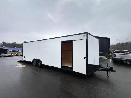 New 2026 US Cargo 8.5x28 +3ft v-nose trailer/ 7'6  interior height/ Polycore/ ext tongue - 9990GVW