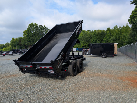 New 2026 PJ Trailers 7X14 DT1 15.4K Low Pro Telescopic Dump Trailer