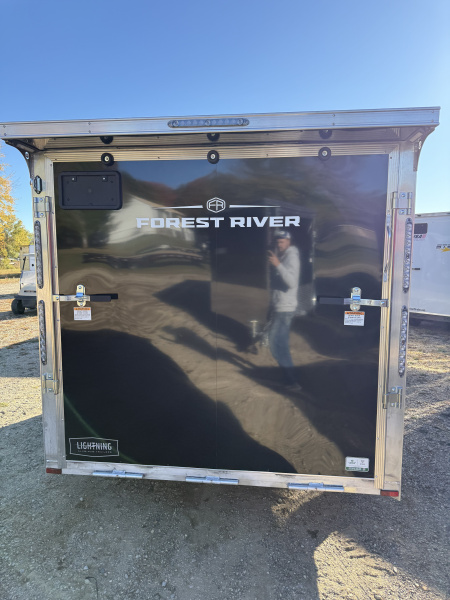 New 2026 Lightning Trailers 7X17 2 PLACE Snowmobile Trailer