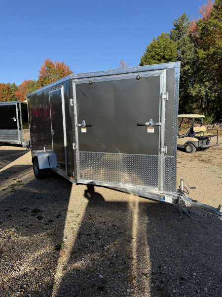 New 2026 Lightning Trailers 7X17 2 PLACE Snowmobile Trailer