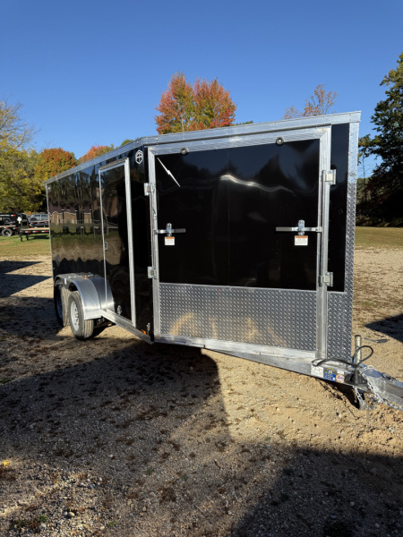 New 2026 Lightning Trailers 7X19 2 PLACE ALL ALUMINUM Snowmobile Trailer