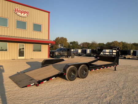 New 2026 PJ 83 x24' Gooseneck Equipment Tilt Trailer – T6