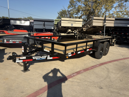 New 2026 Top Hat HT14-16X83-14E-R Equipment Trailer