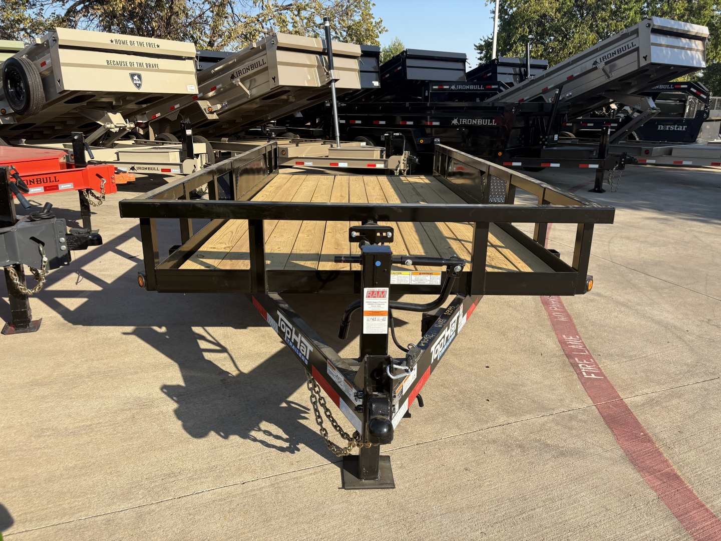 New 2026 Top Hat HT14-16X83-14E-R Equipment Trailer