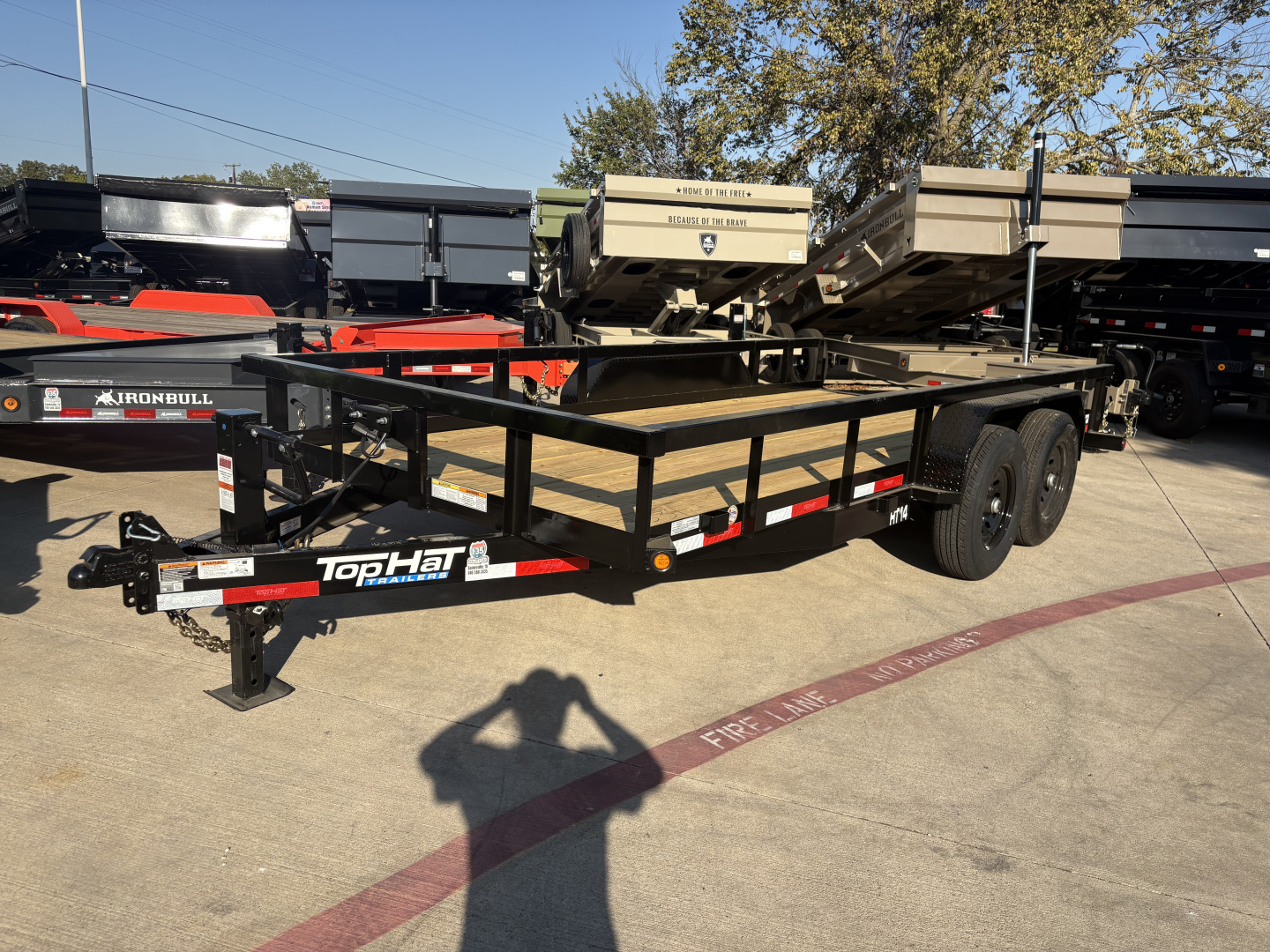 New 2026 Top Hat HT14-16X83-14E-R Equipment Trailer