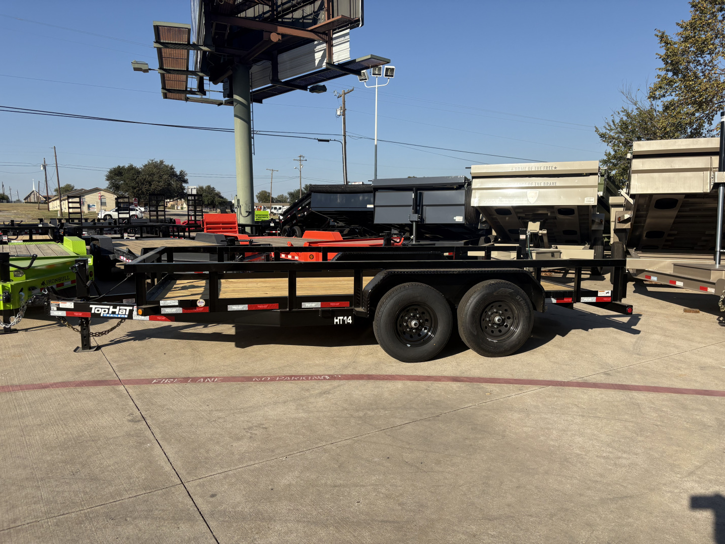 New 2026 Top Hat HT14-16X83-14E-R Equipment Trailer