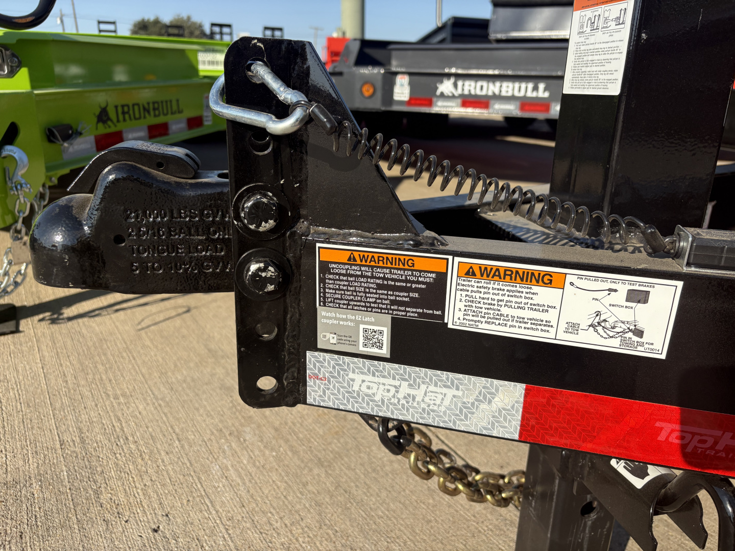 New 2026 Top Hat HT14-16X83-14E-R Equipment Trailer