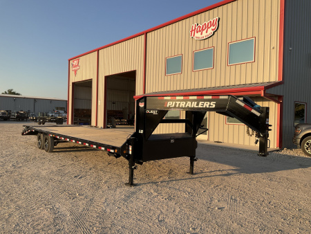 New 2026 PJ 102”x30’ Quest Gooseneck Flatbed w/ Singles – LQ