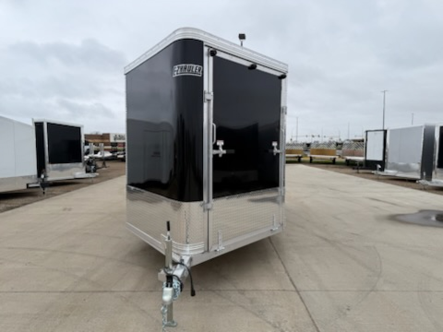 New 2026 E-Z Hauler EZES7.5X14+5 Enclosed Snowmobile Trailer