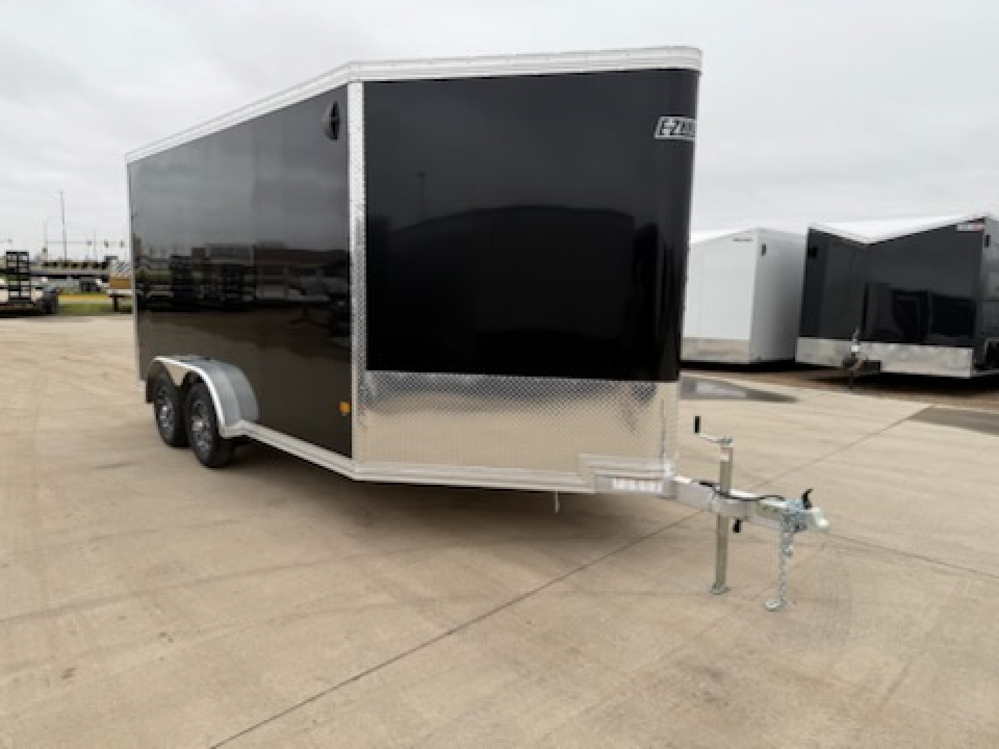 New 2026 E-Z Hauler EZES7.5X14+5 Enclosed Snowmobile Trailer