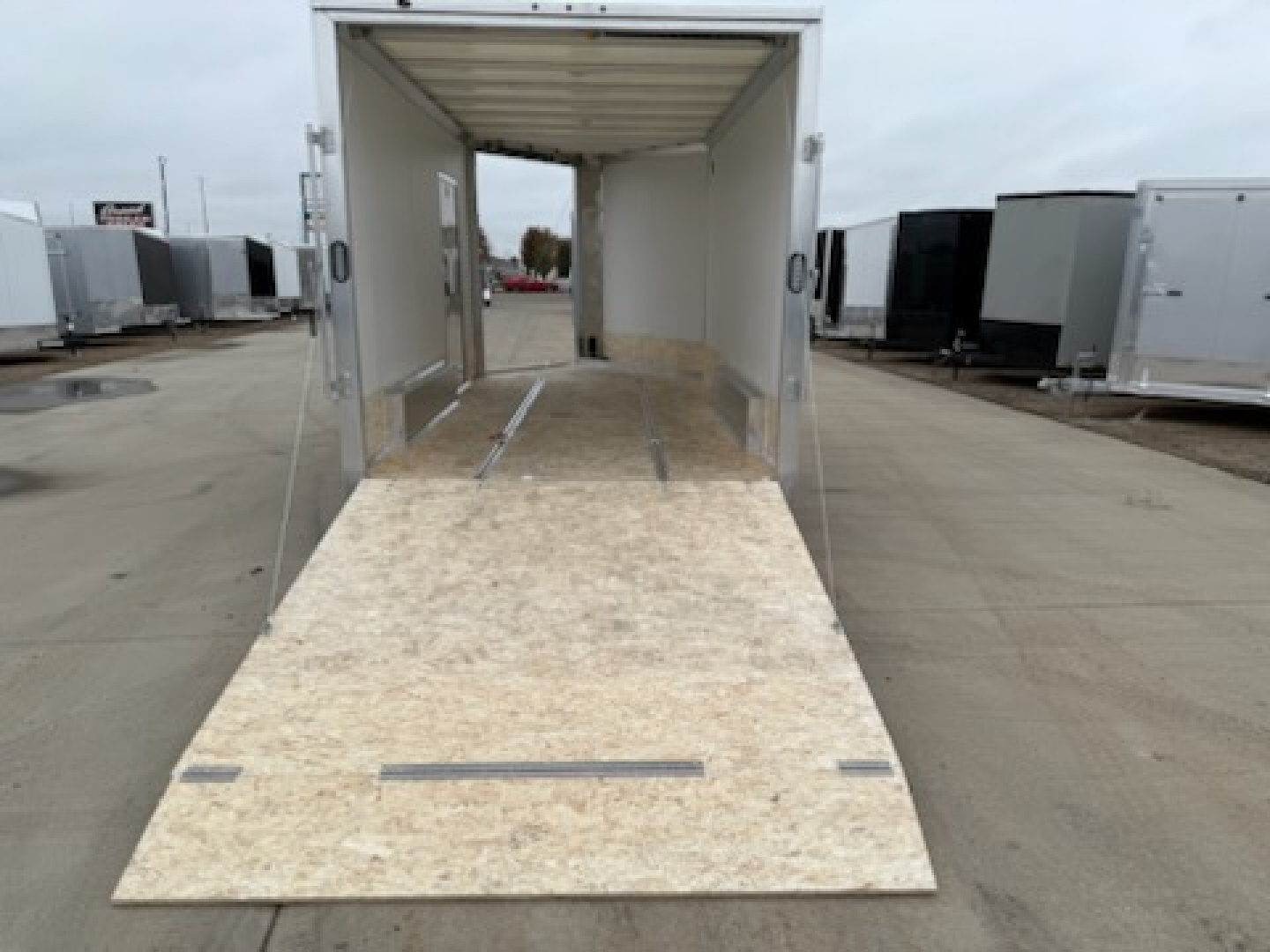 New 2026 E-Z Hauler EZES7.5X14+5 Enclosed Snowmobile Trailer