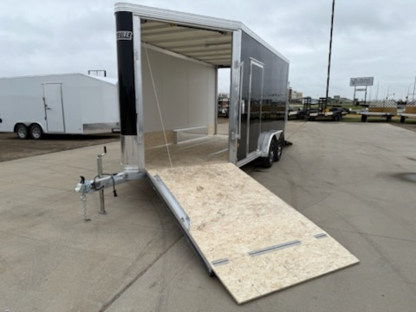 New 2026 E-Z Hauler EZES7.5X14+5 Enclosed Snowmobile Trailer