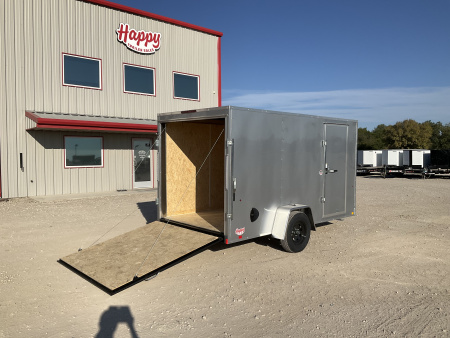 New 2026 Compass 6'x12' Enclosed Cargo Trailer - Indigo DLX