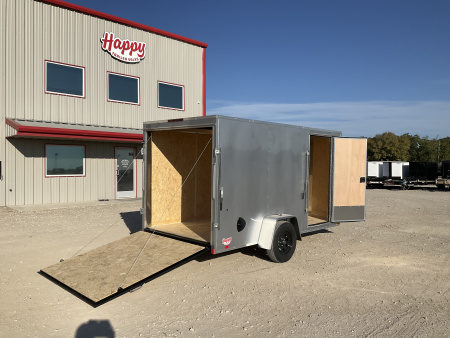 New 2026 Compass 6'x12' Enclosed Cargo Trailer - Indigo DLX