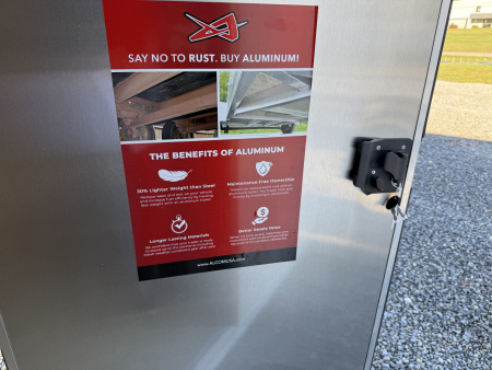 New 2026 ALCOM 6x12 SA RAMP Cargo / Enclosed Trailer