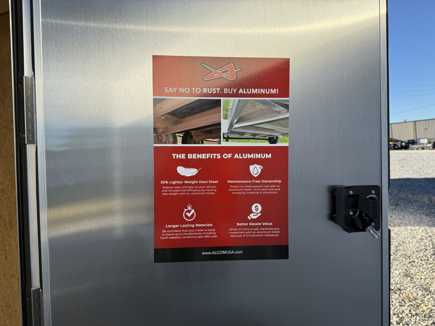 New 2026 ALCOM 6x12 SA RAMP Cargo / Enclosed Trailer