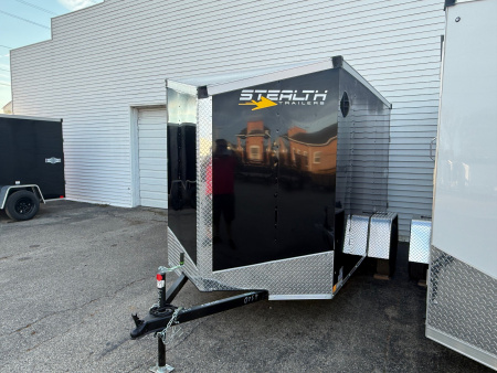 New 2026 6 x 10 Stealth Enclosed Trailer with Ramp
