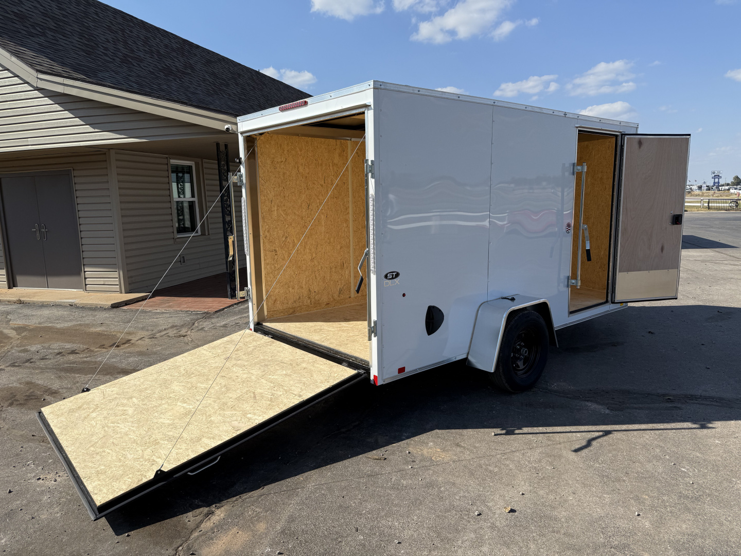 New 2026 Look 6'x12' Enclosed Cargo Trailer - ST DLX