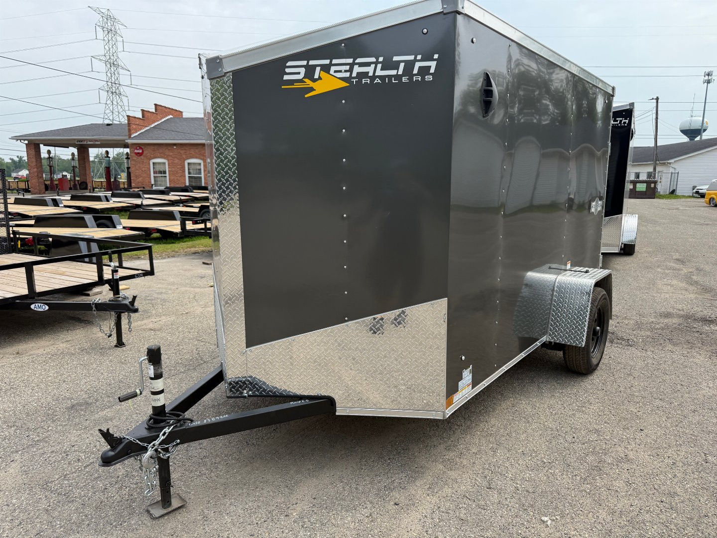 New 2026 6 x 10 Stealth Enclosed Trailer with Ramp