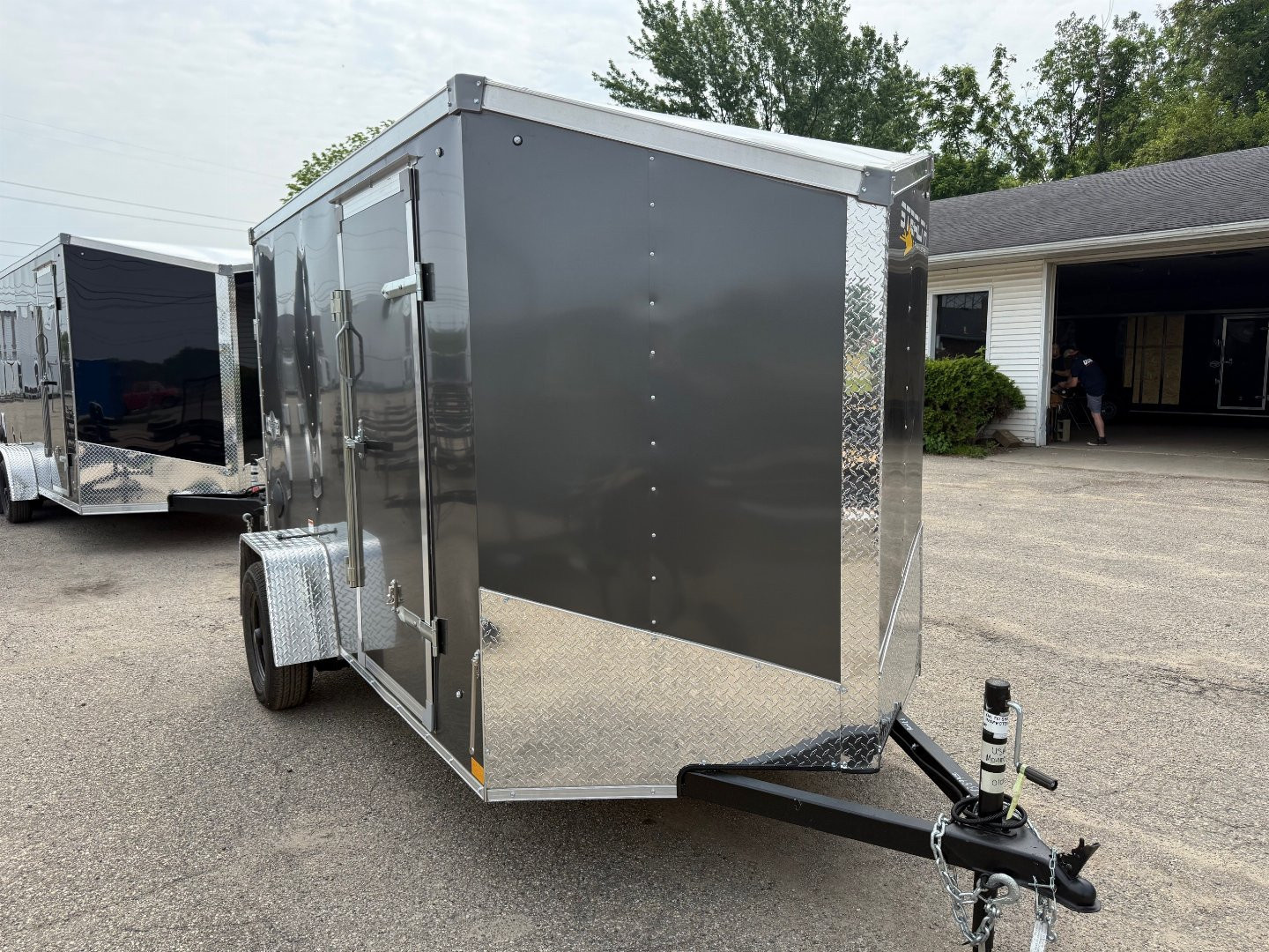 New 2026 6 x 10 Stealth Enclosed Trailer with Ramp