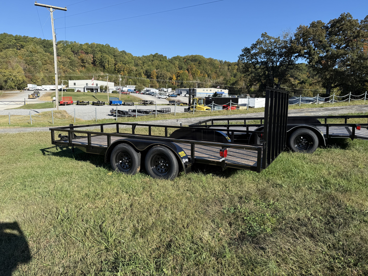 New 2025 P & T Trailers 7k 82X16 TUBE 2 BRAKE TUBE 7K JACK Utility Trailer