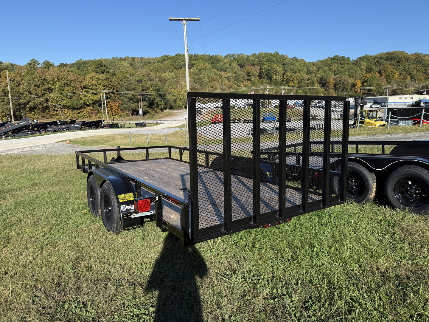 New 2025 P & T Trailers 7k 82X16 TUBE 2 BRAKE TUBE 7K JACK Utility Trailer