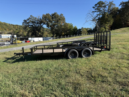 New 2025 P & T Trailers 7k 82X16 TUBE 2 BRAKE TUBE 7K JACK Utility Trailer