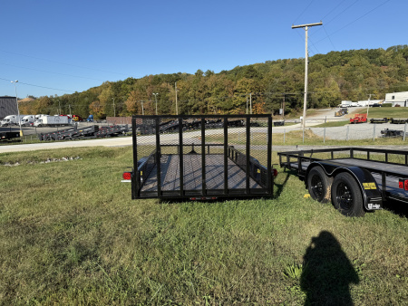 New 2025 P & T Trailers 7k 82X16 TUBE 2 BRAKE TUBE 7K JACK Utility Trailer