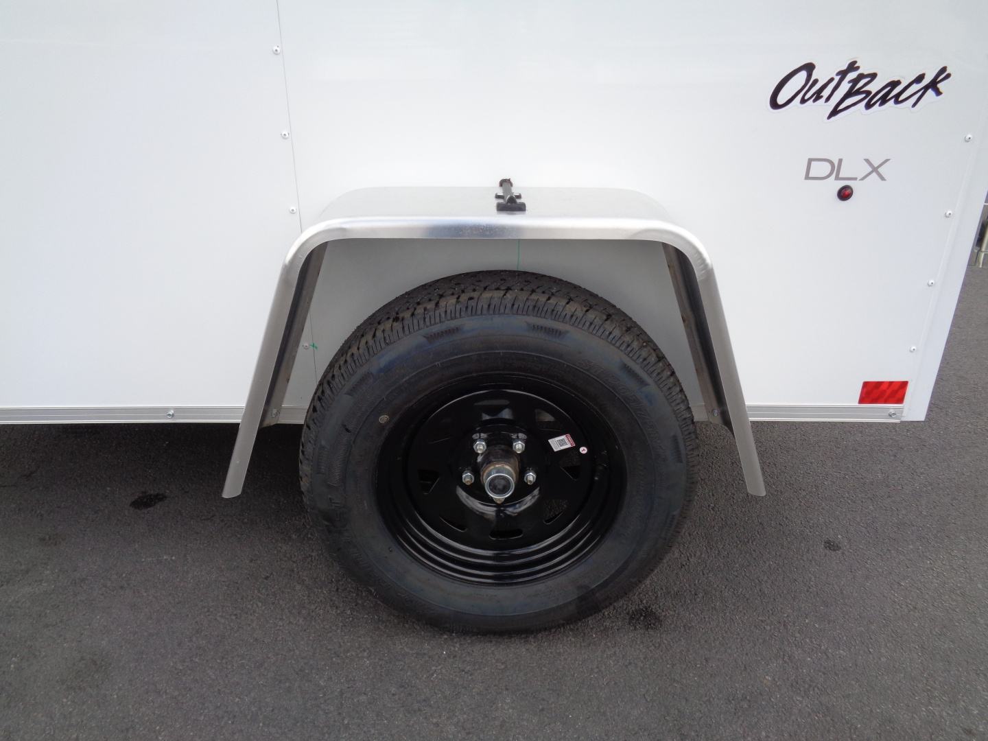 New 2026 Pace American * Out Back DLX * 5x8 V-Nose Single Axel Cargo Trailer w/ Rear Ramp Door