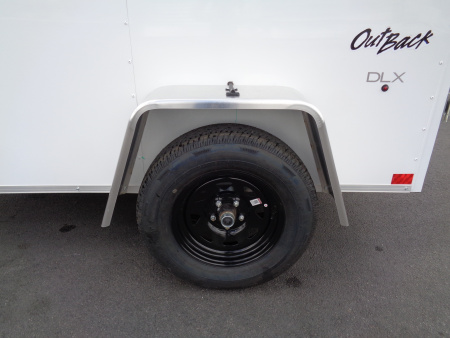 New 2026 Pace American * Out Back DLX * 5x8 V-Nose Single Axel Cargo Trailer w/ Rear Ramp Door