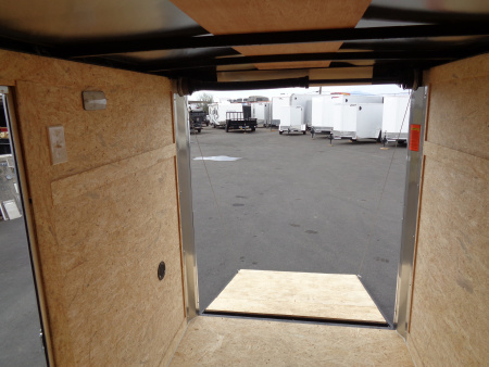 New 2026 Pace American * Out Back DLX * 5x8 V-Nose Single Axel Cargo Trailer w/ Rear Ramp Door
