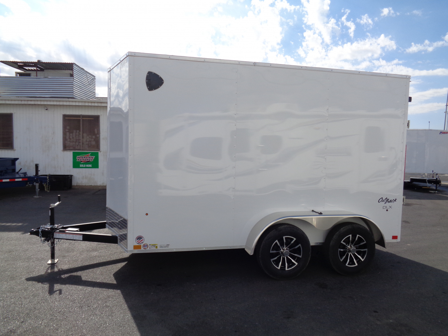 New 2026 Pace American 6x12 - Out Back DLX - V-Nose Tandem Axle 7k Cargo Trailer