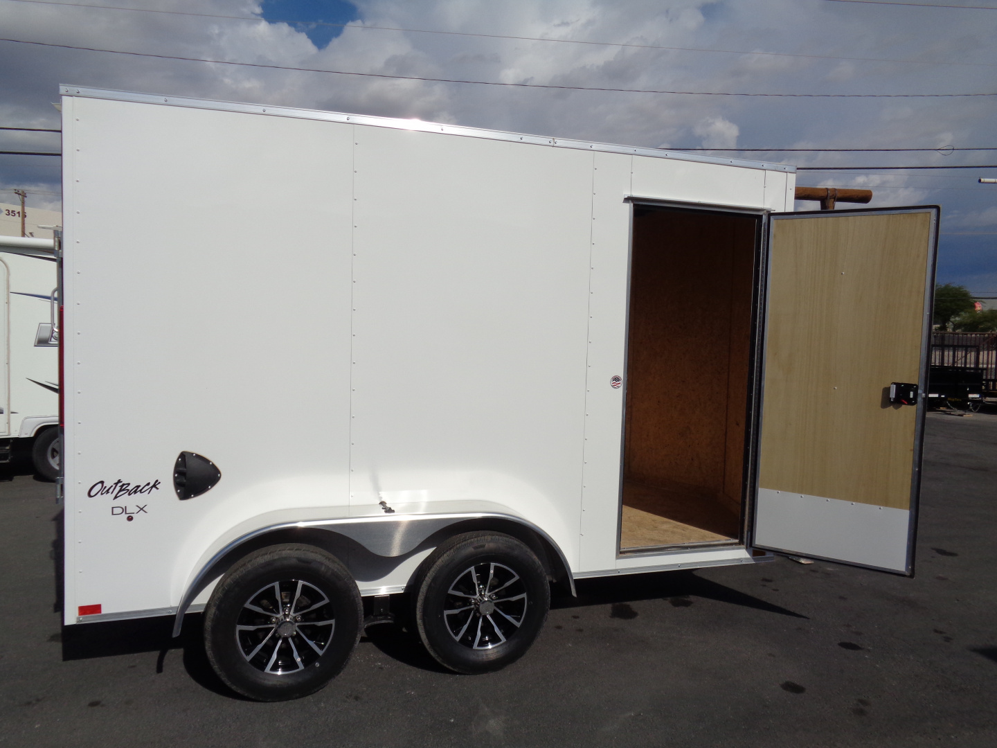 New 2026 Pace American 6x12 - Out Back DLX - V-Nose Tandem Axle 7k Cargo Trailer