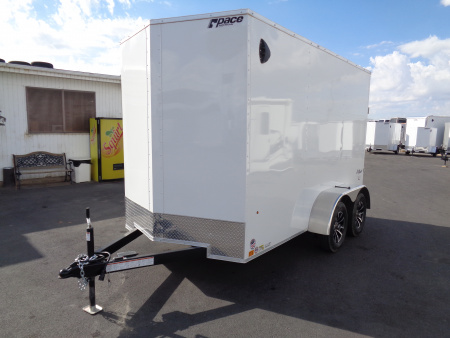 New 2026 Pace American 6x12 - Out Back DLX - V-Nose Tandem Axle 7k Cargo Trailer