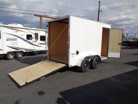 New 2026 Pace American 6x12 - Out Back DLX - V-Nose Tandem Axle 7k Cargo Trailer