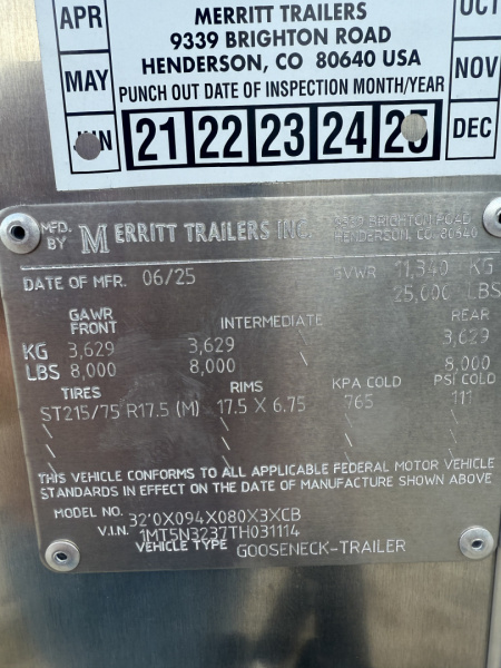 New 2026 Merritt Livestock Stock / Stock Combo Trailer